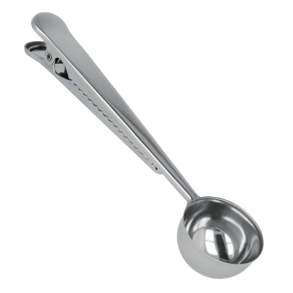 Zip Cuchara y clip de acero inoxidable 2 en 1